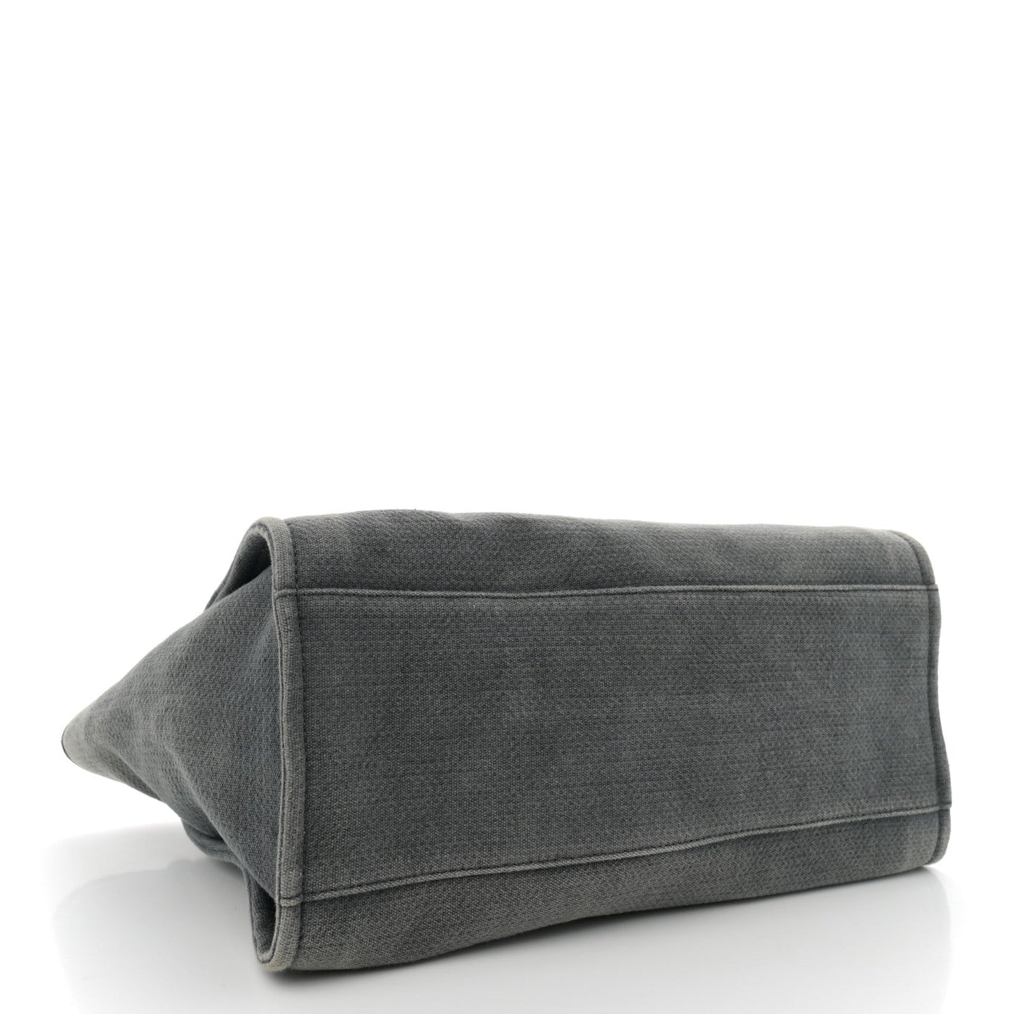 Amelia Canvas Large Deauville Tote Grey