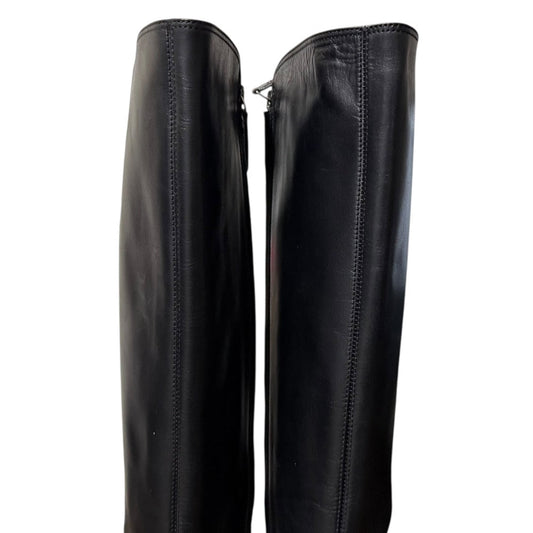 Gucci Tiger Head Leather Long Boots