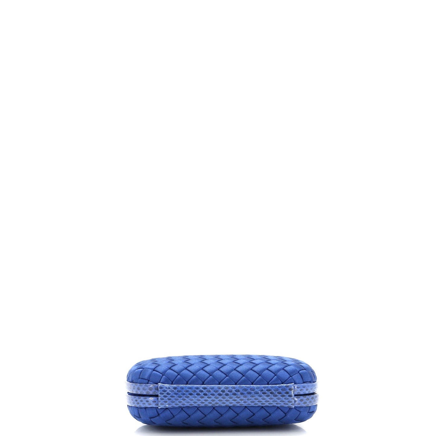 Box Knot Clutch Intrecciato Satin Small