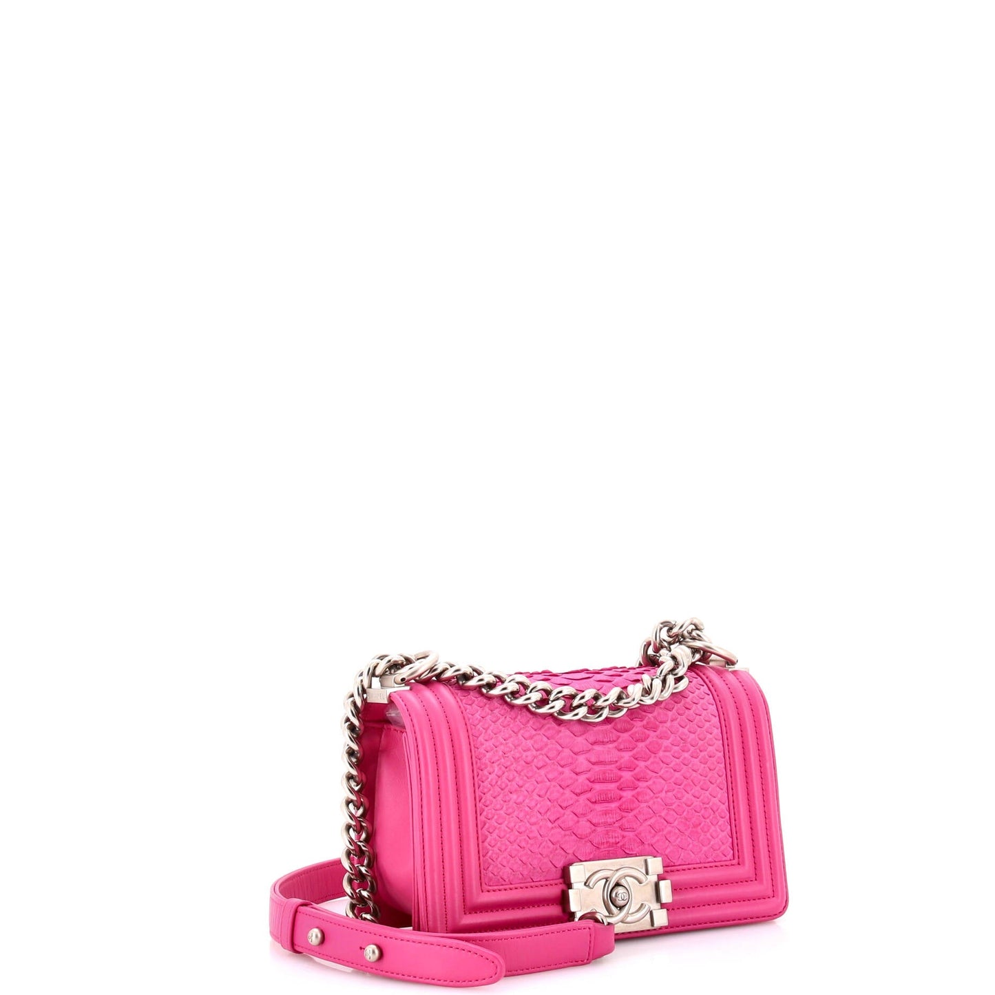 Boy Flap Bag Python Small