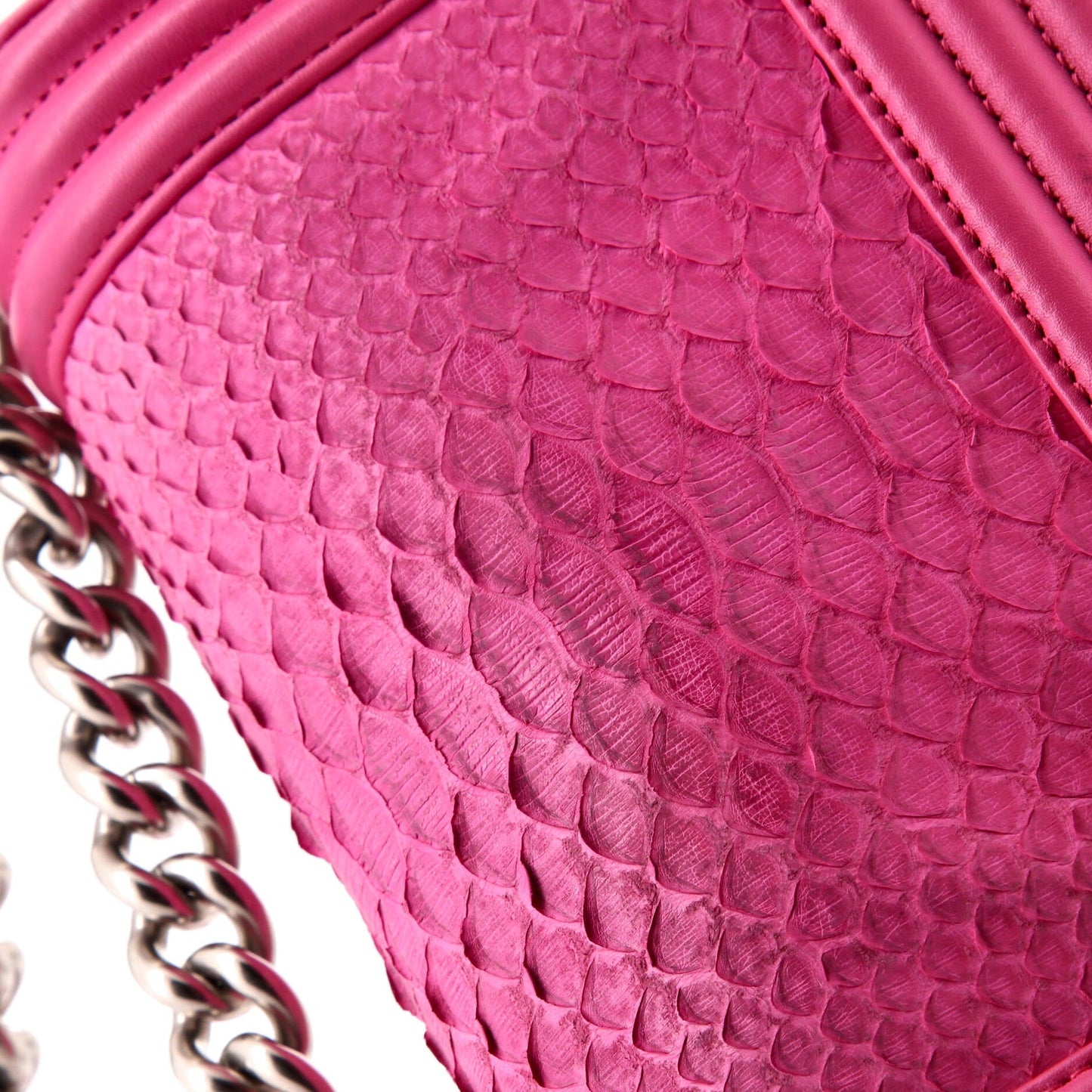 Boy Flap Bag Python Small