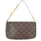 Louis Vuitton Pochette Accessoire  Canvas Clutch Bag
