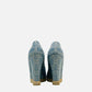 GUCCI Charlotte Horsebit Blue GG Size EU 40.5 Wedges