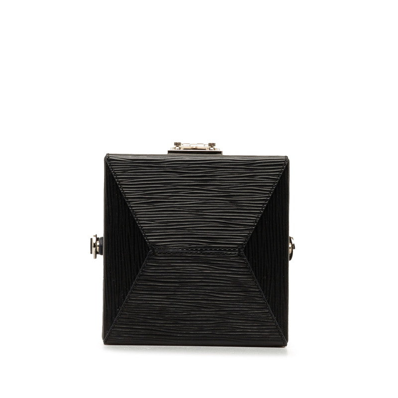 Louis Vuitton Epi Breaker Box Handbag Shoulder Bag 2WAY M52703 Noir Black Leather  Louis Vuitton
