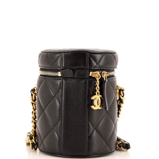 Side Note Vanity Case Quilted Lambskin Small