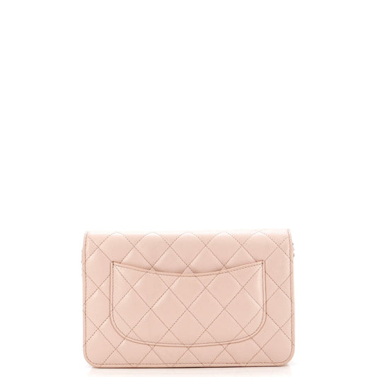 Wallet on Chain Quilted Caviar