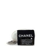 Zip Around Sunglasses Case with Chain Iridescent Lambskin
