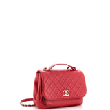 Business Affinity Flap Bag Quilted Caviar Large