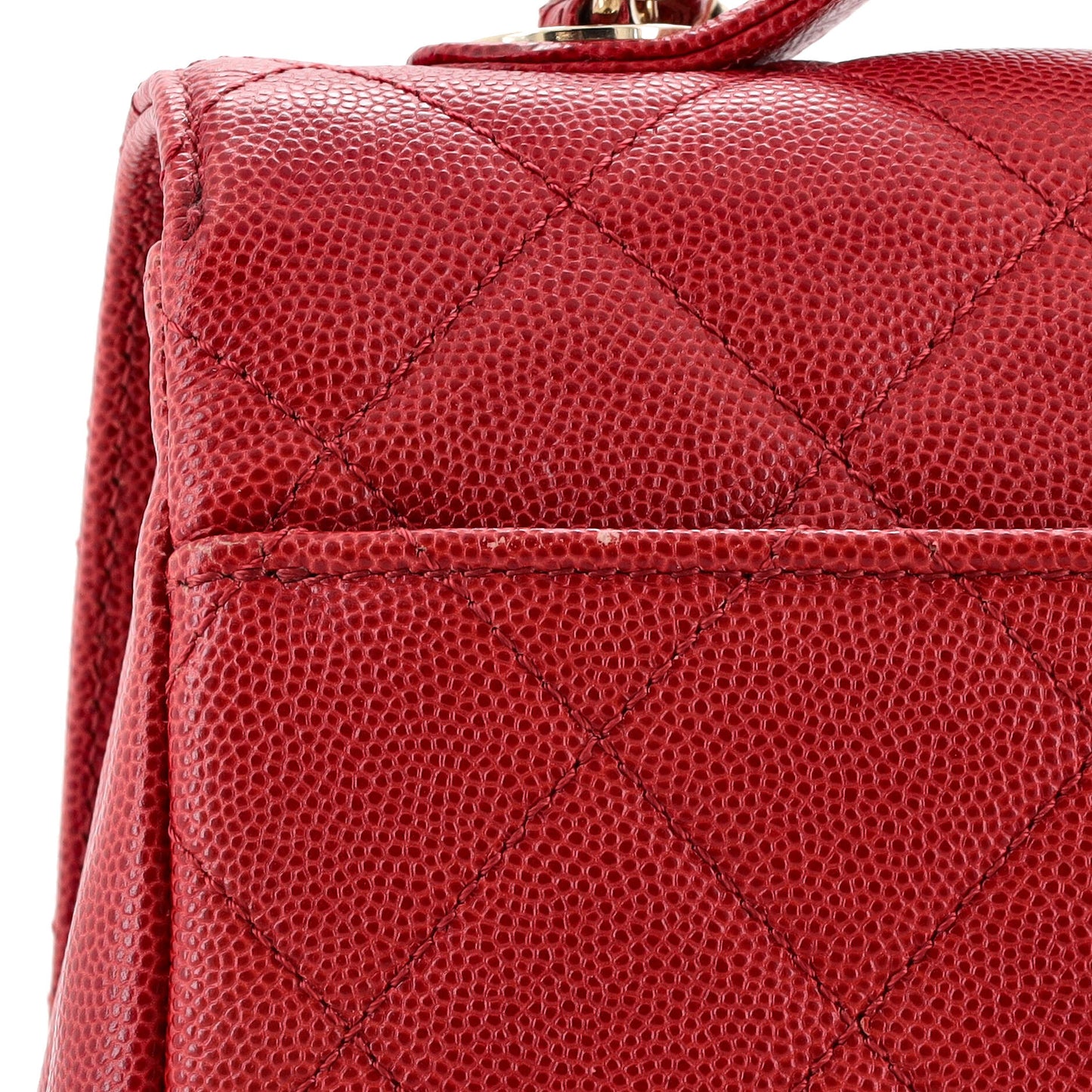 Business Affinity Flap Bag Quilted Caviar Large