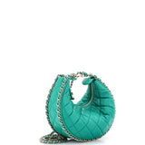 Chain Around Hook Hobo Quilted Lambskin Small