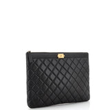 Boy O Case Clutch Quilted Lambskin Medium