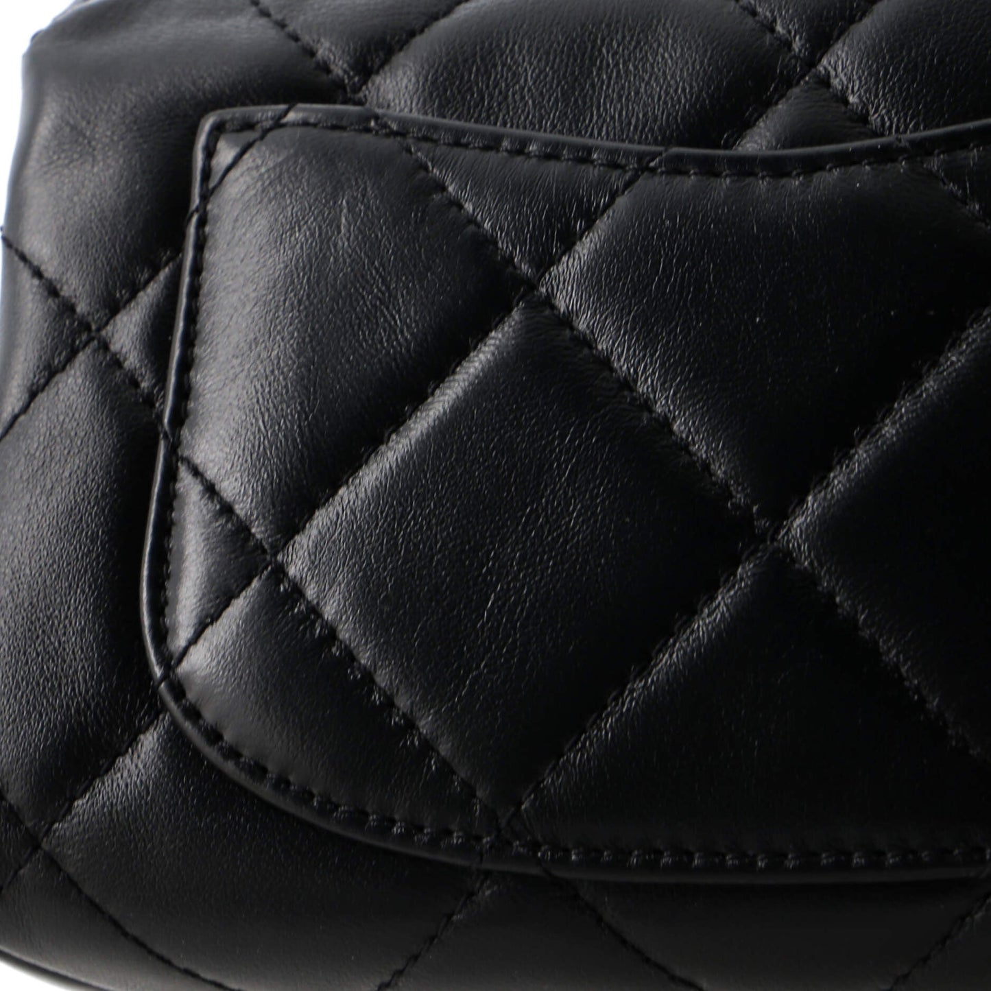 Color Match Flap Bag Quilted Lambskin Mini