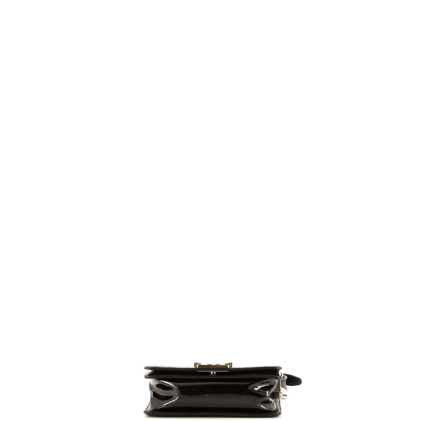 Boy Flap Bag Chevron Patent with Glitter PVC Small