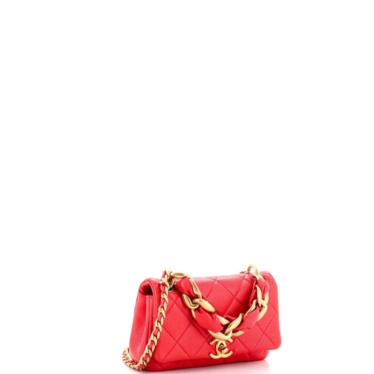 Chain Is More Flap Bag Quilted Lambskin Small