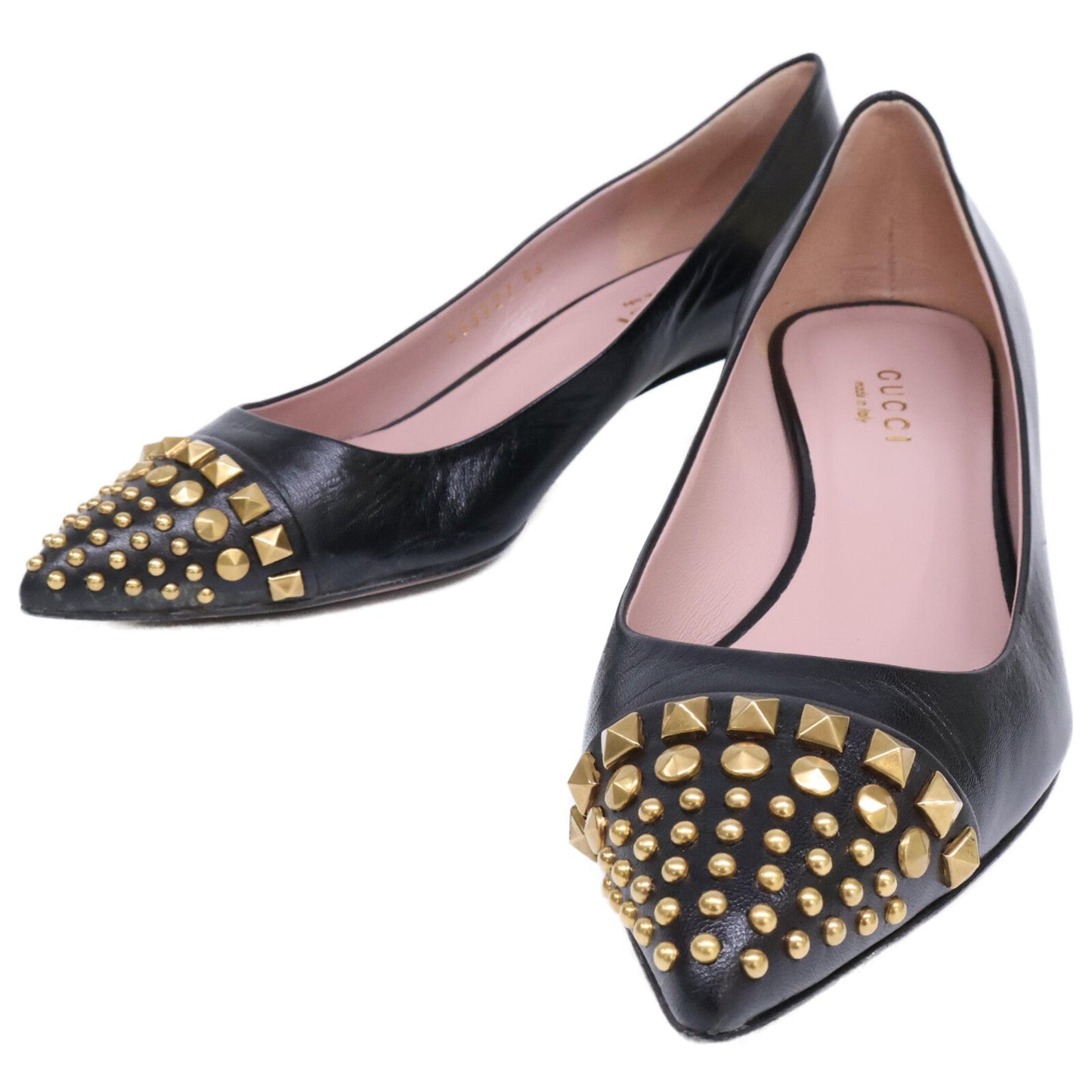 Gucci 353727 Leather Pumps