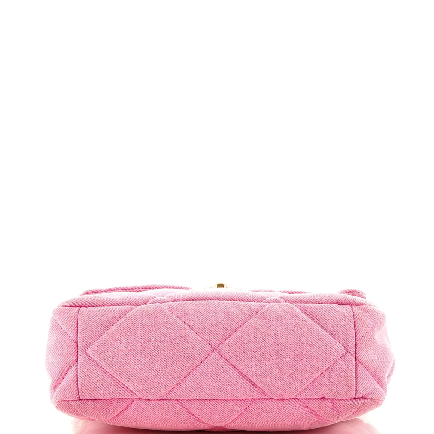 19 Flap Bag Quilted Denim Large