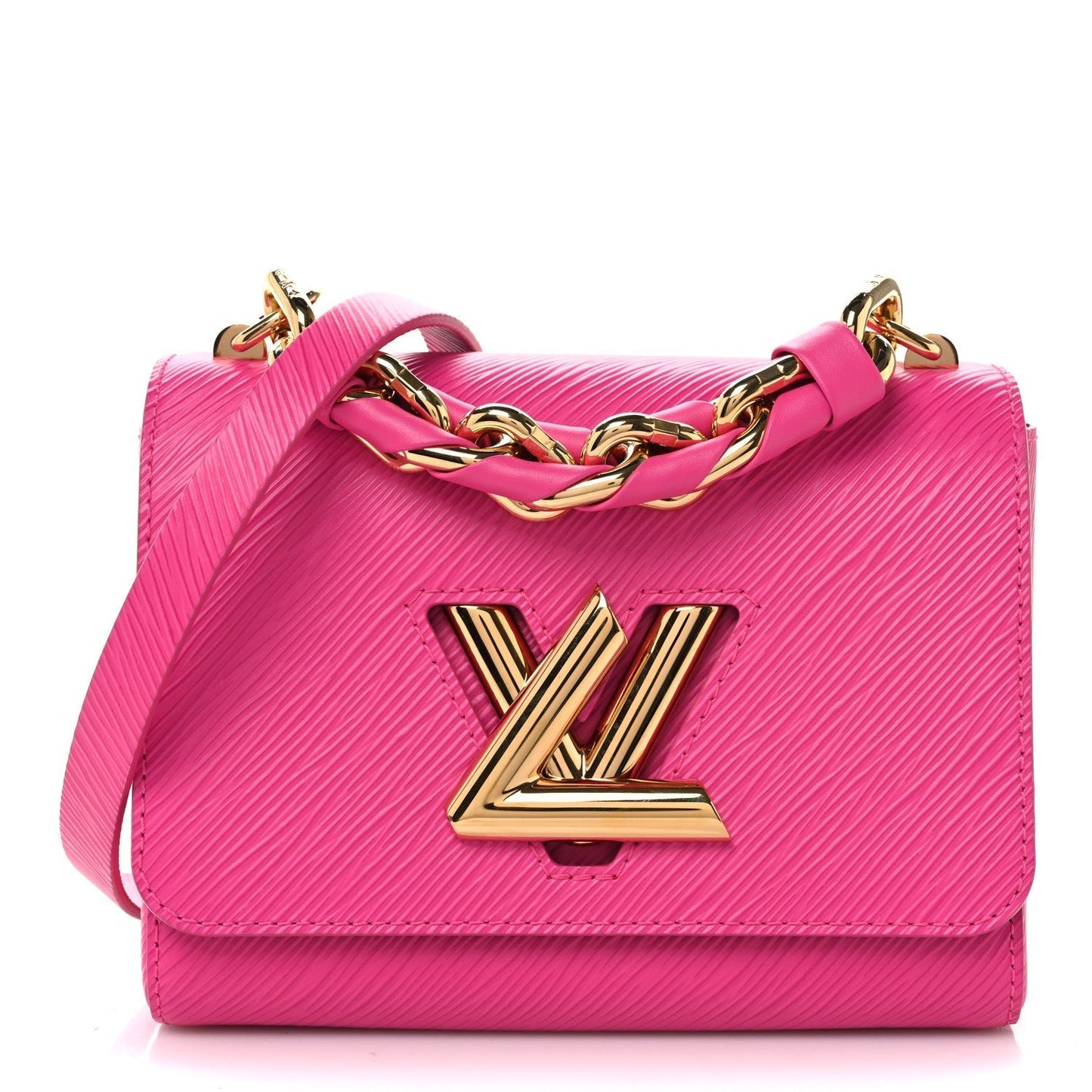 Louis Vuitton Epi Twist Braided Chain Shoulder Bag PM Rose Miami