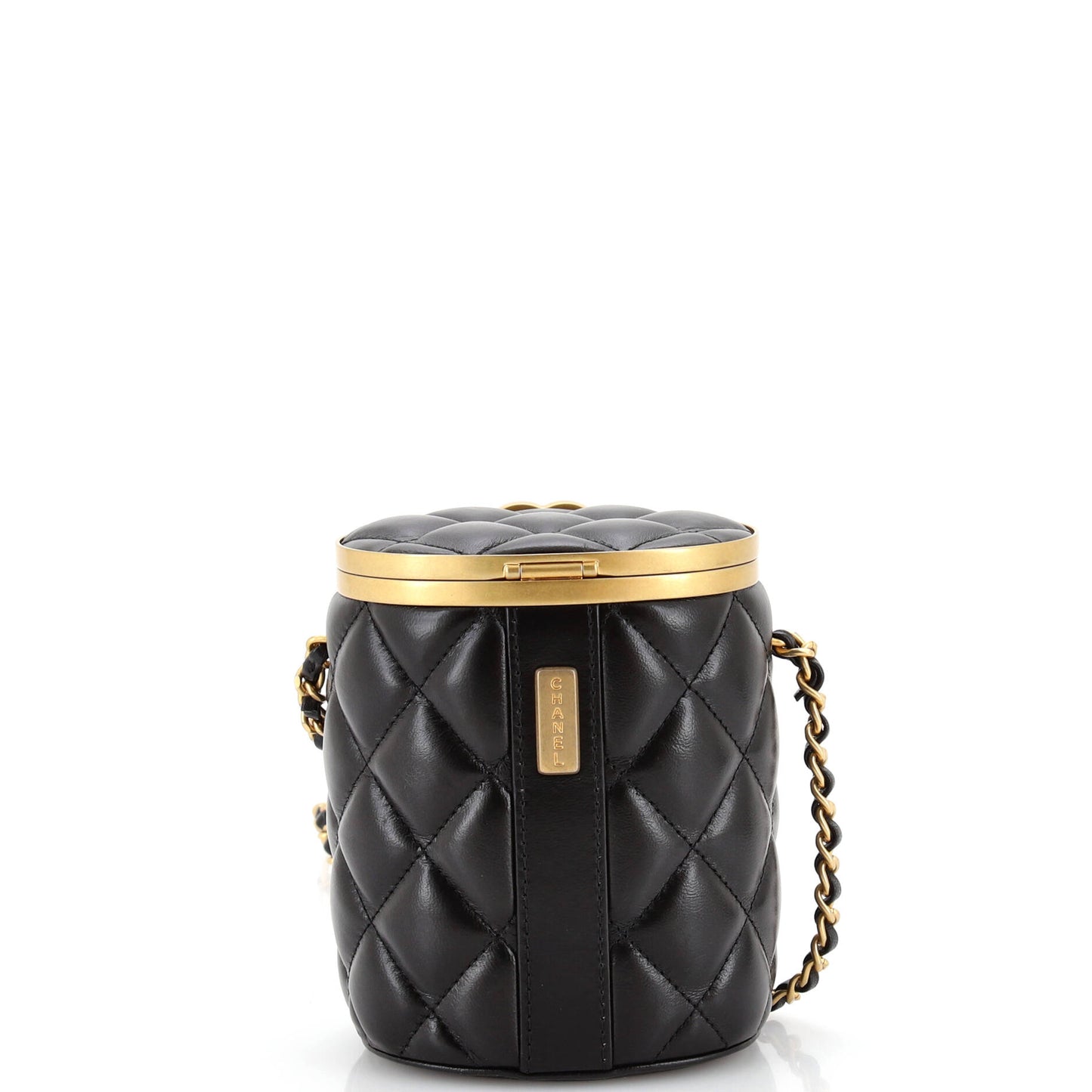 Crown Box Vanity Bag Quilted Lambskin Mini