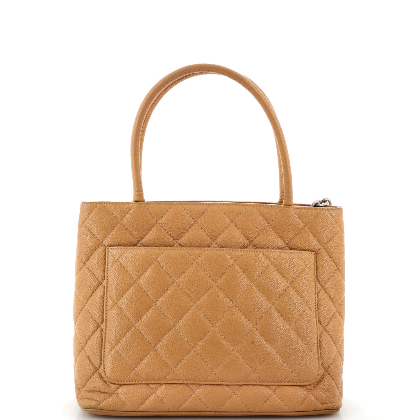 Medallion Tote Quilted Caviar