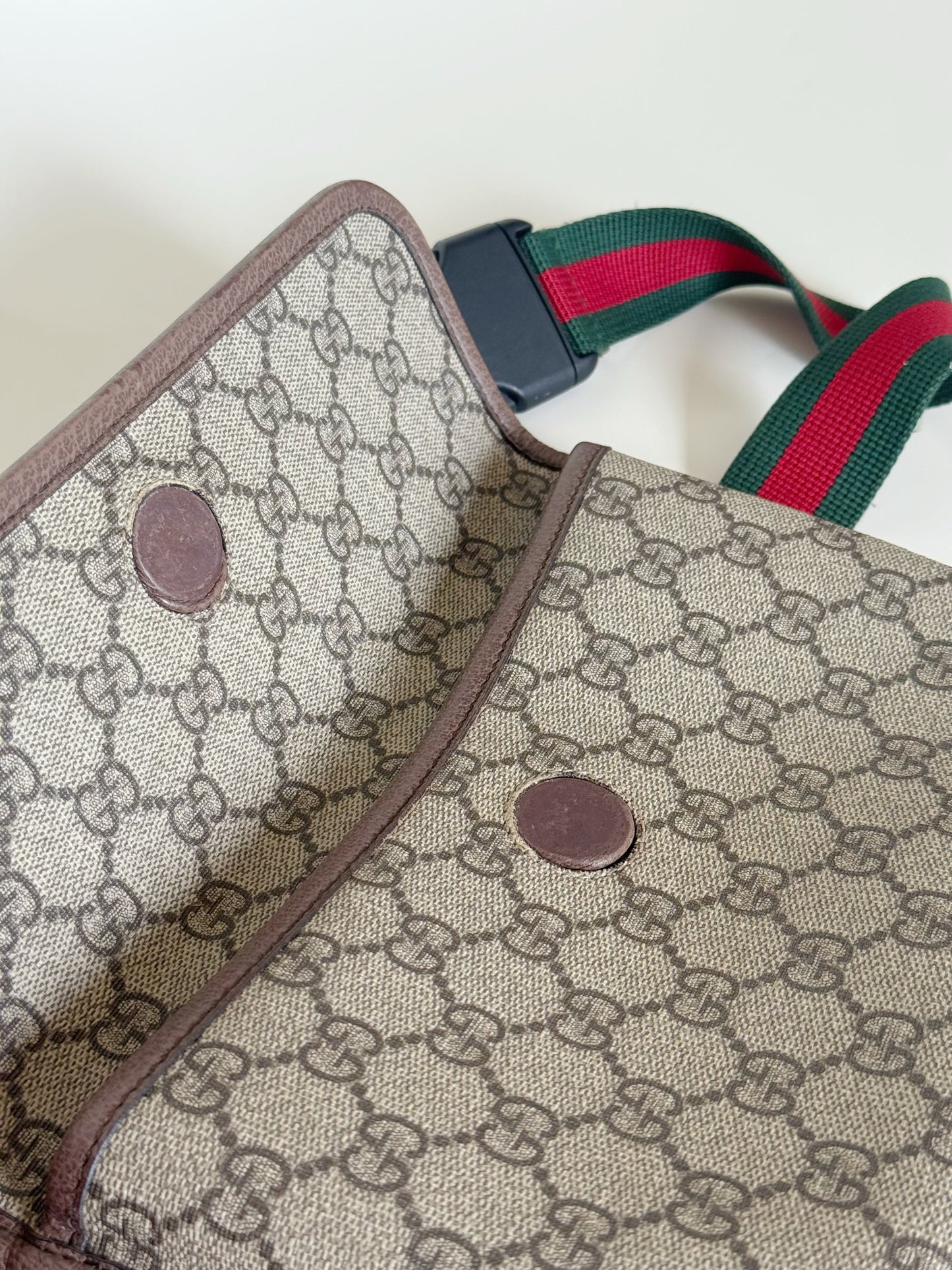 Gucci GG Monogram Neo   Web Belt Bag