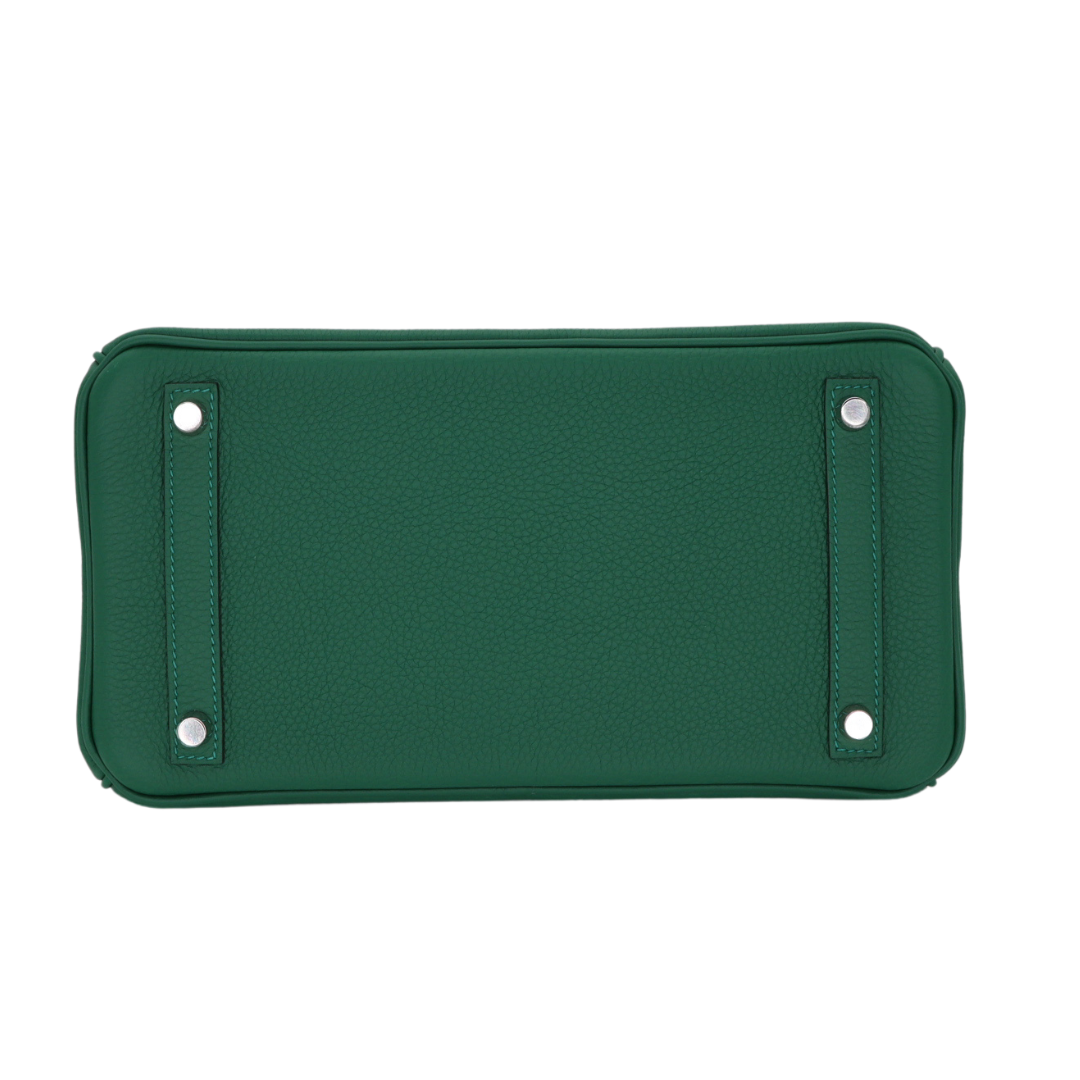 Hermès 30cm Birkin Vert Moyen Togo Leather Palladium Hardware