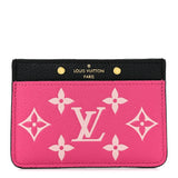 Louis Vuitton Empreinte Spring In The City Card Holder Black White Pink
