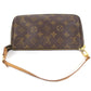 Louis Vuitton Pochette Accessoire  Canvas Clutch Bag
