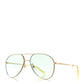Amelia Metal Aviator Sunglasses GG0356S Gold