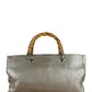 Gucci Bamboo Grained Leather Shopper 2Way Tote