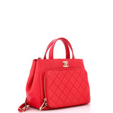 Business Affinity Tote Quilted Caviar Small