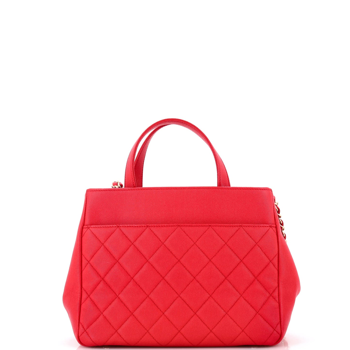 Business Affinity Tote Quilted Caviar Small