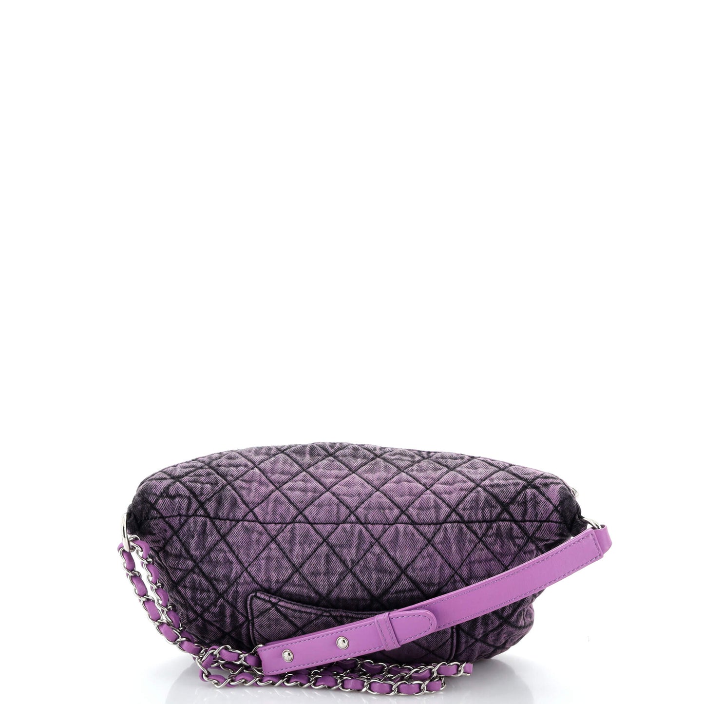 Denimpression Waist Bag Quilted Distressed Denim