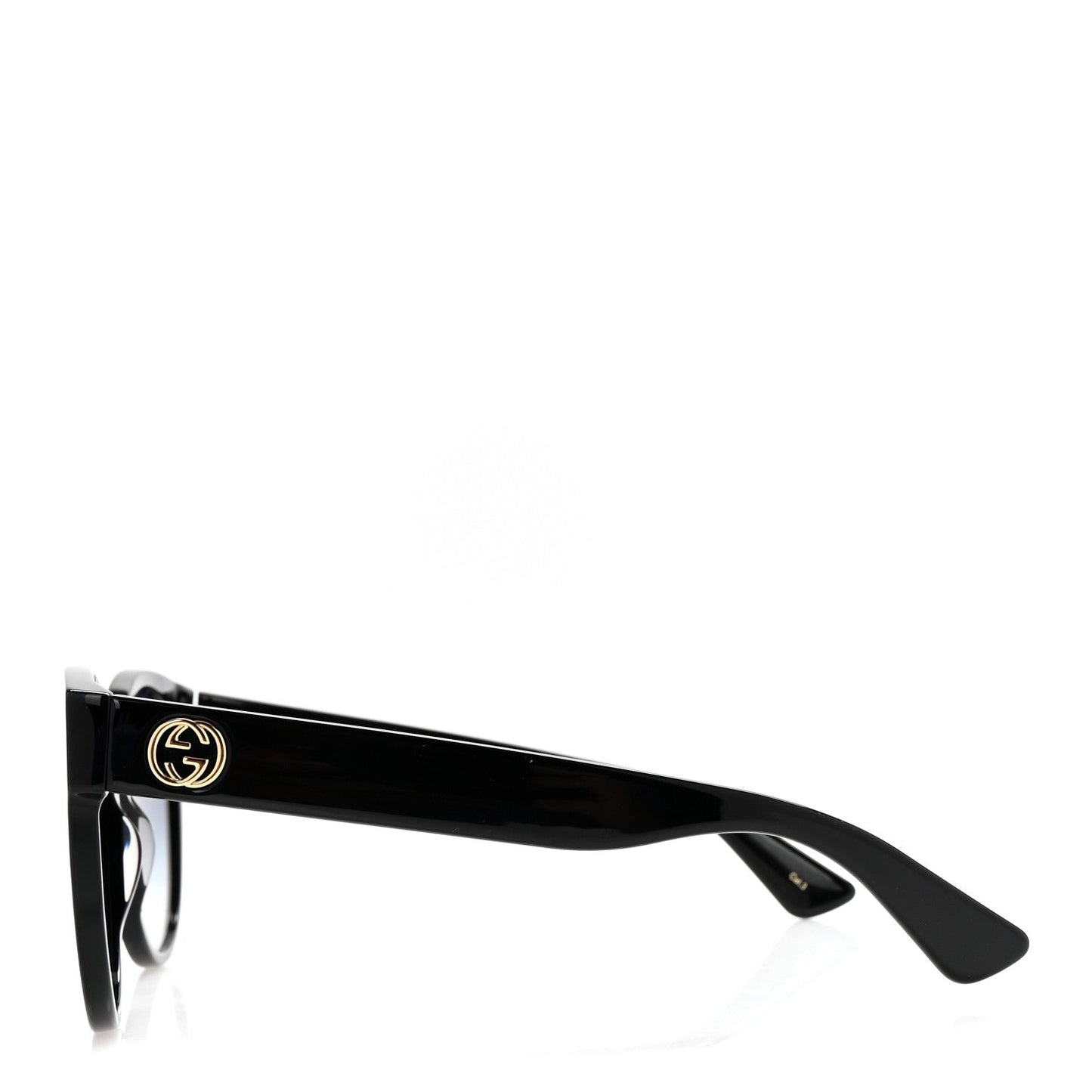 Amelia Acetate Round Sunglasses GG0035SN Black