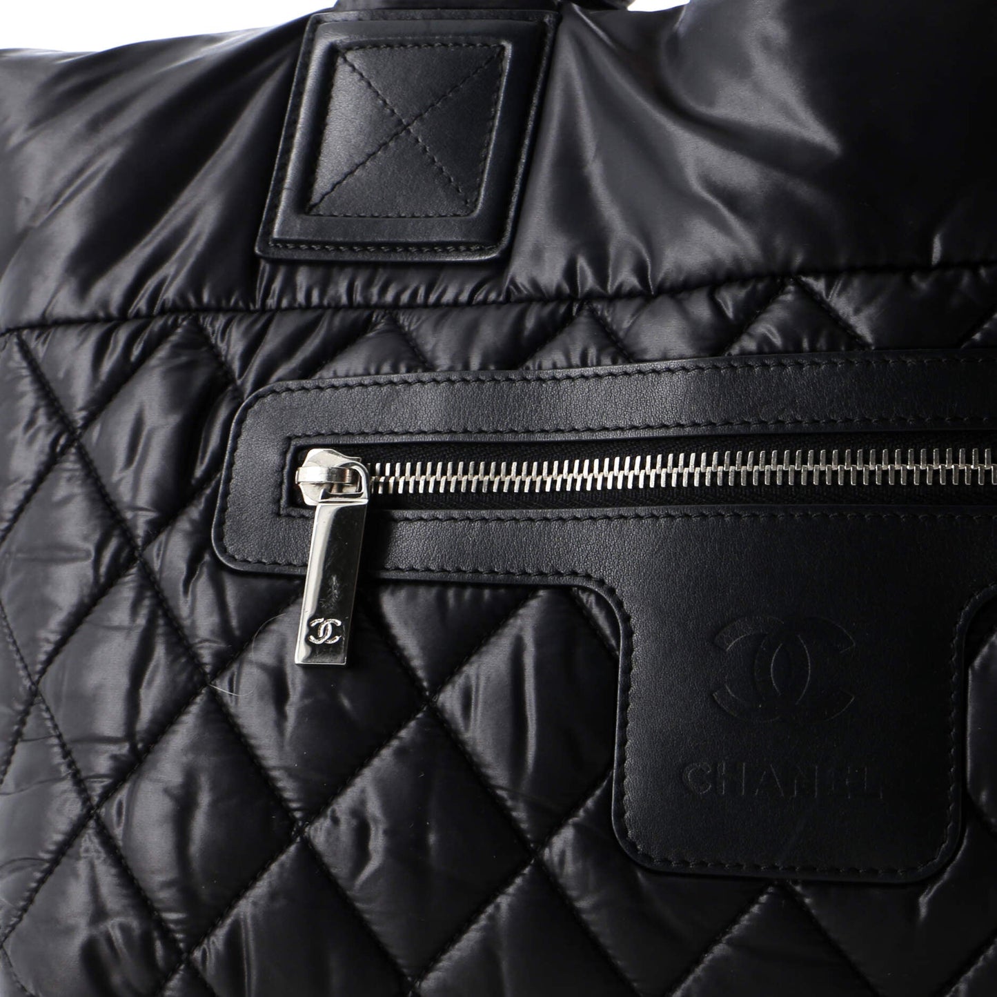 Coco Cocoon Reversible Tote Quilted Nylon Small