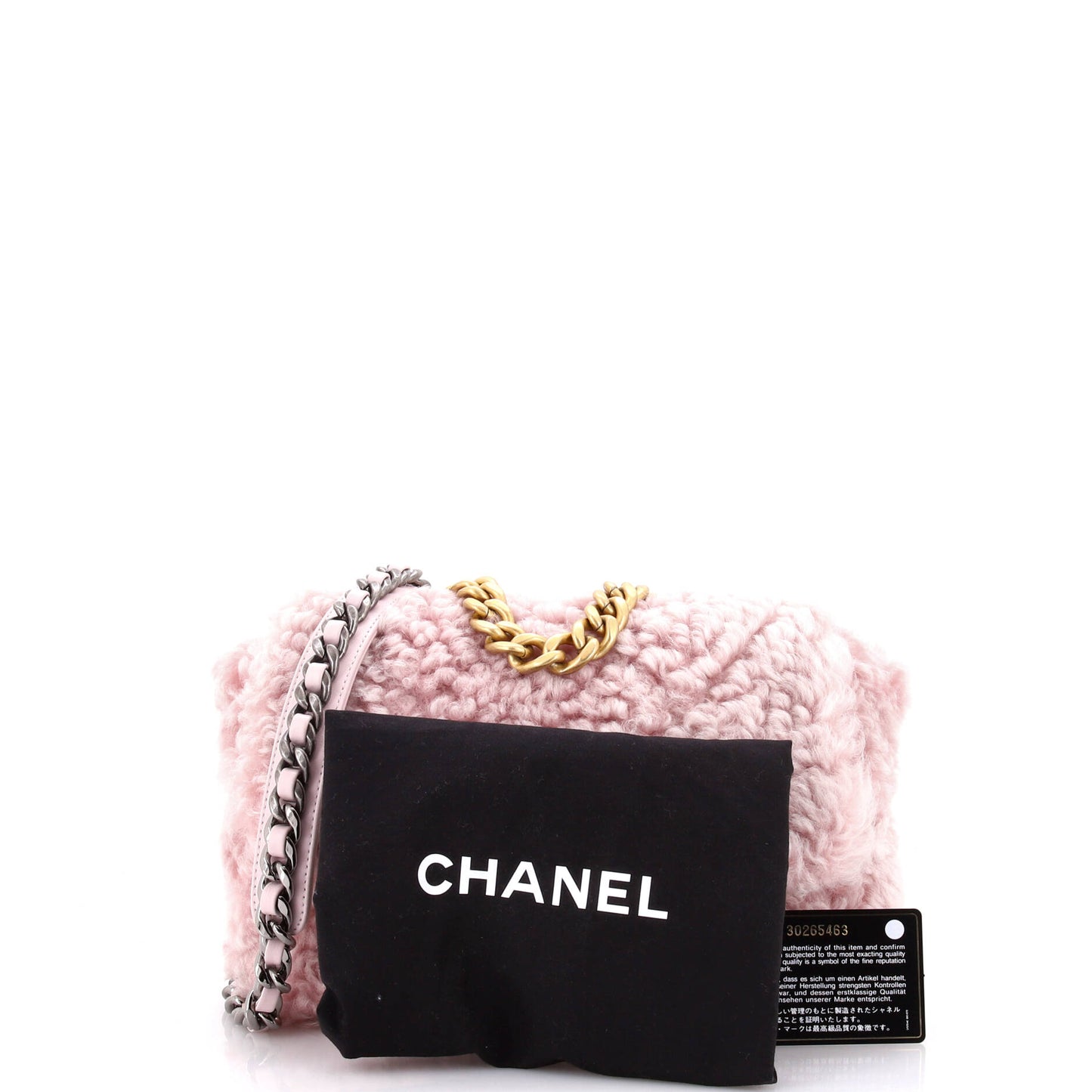 19 Flap Bag Shearling Medium