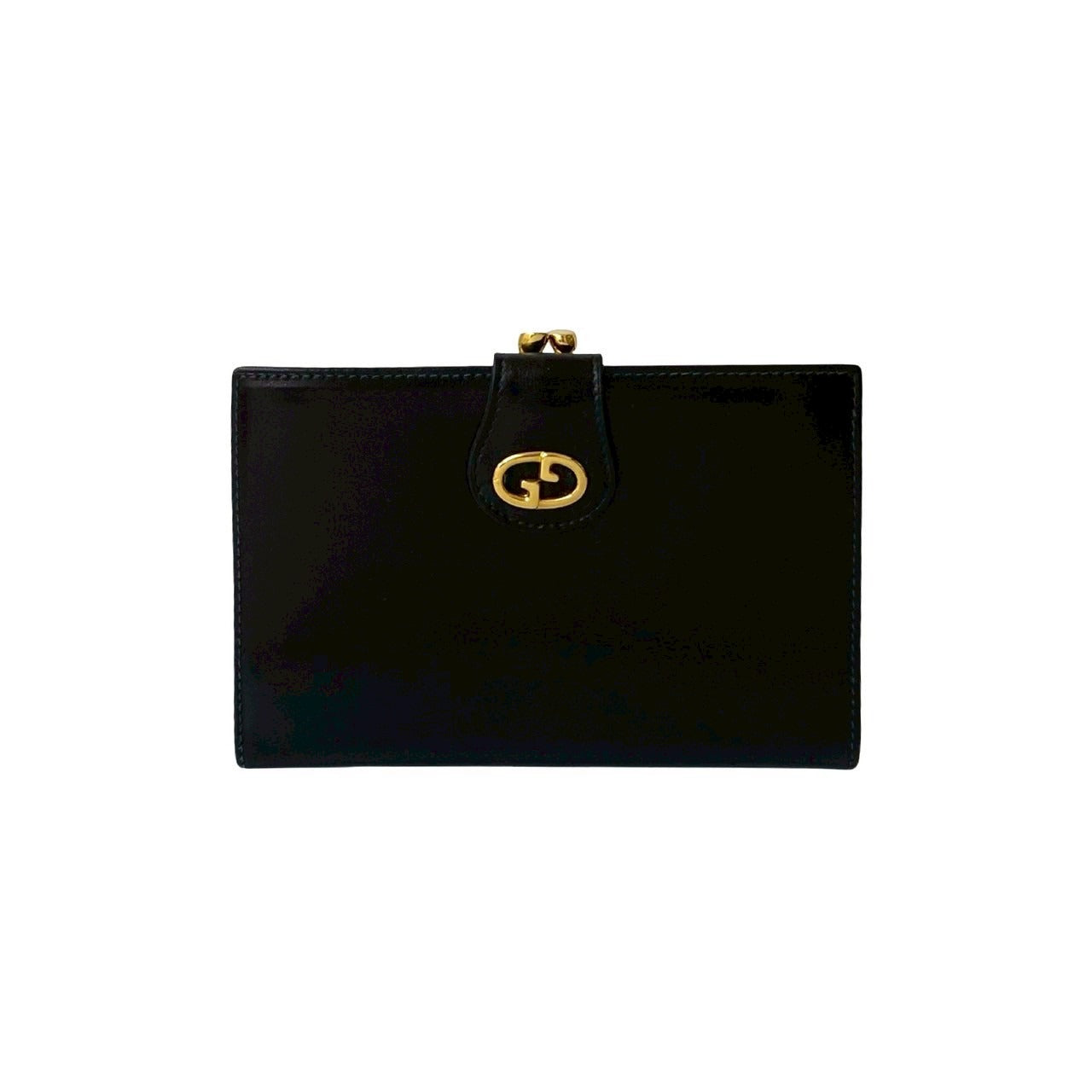 Gucci Old Gucci GG Logo Leather Wallet