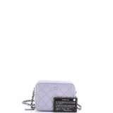 Square CC Chain Camera Bag Quilted Caviar Mini