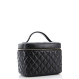 Cosmetic Case Quilted Lambskin Small