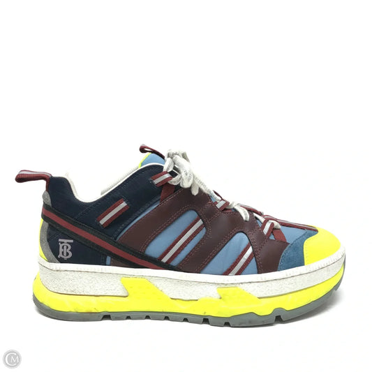 Shoes Luxury Designer By Burberry In Multi-colored, Size: 9.5
