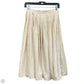 Skirt Luxury Designer By Burberry In Cream, Size: 2