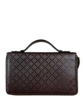 Gucci Diamante Leather Zippy Top Handle Organizer