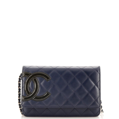 Cambon Wallet on Chain Quilted Leather