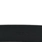 Saint Laurent Suede Calfskin Monogram Square Buckle Belt 90 36 Black