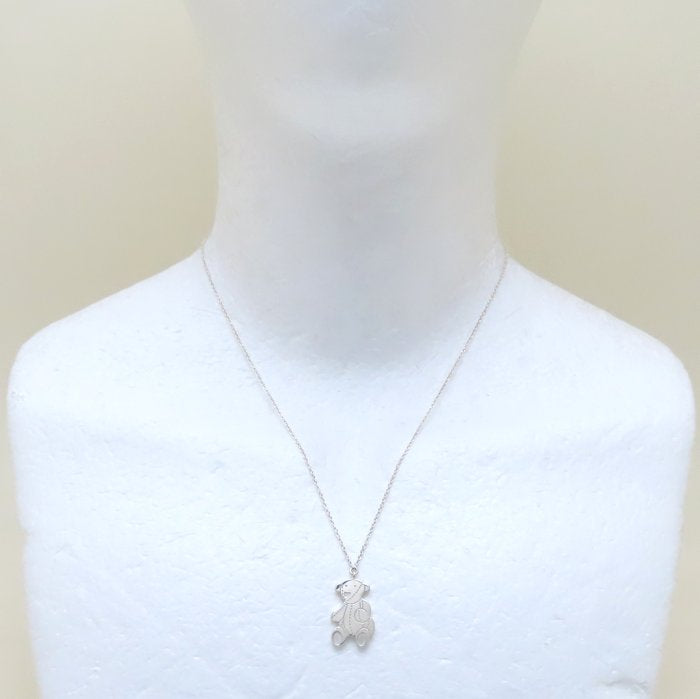 Gucci Teddy Bear Silver 925 Necklace