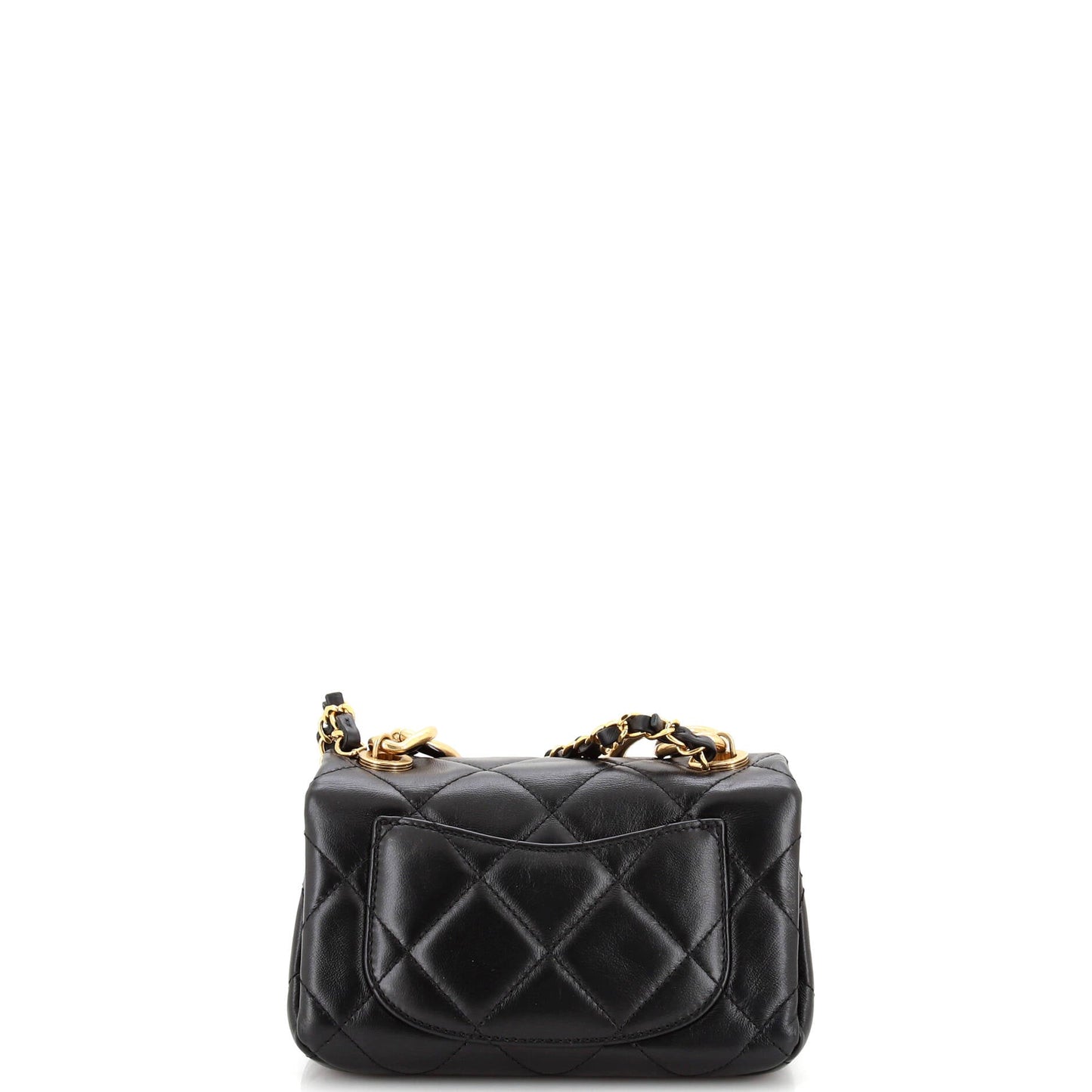 Color Match Flap Bag Quilted Lambskin Mini
