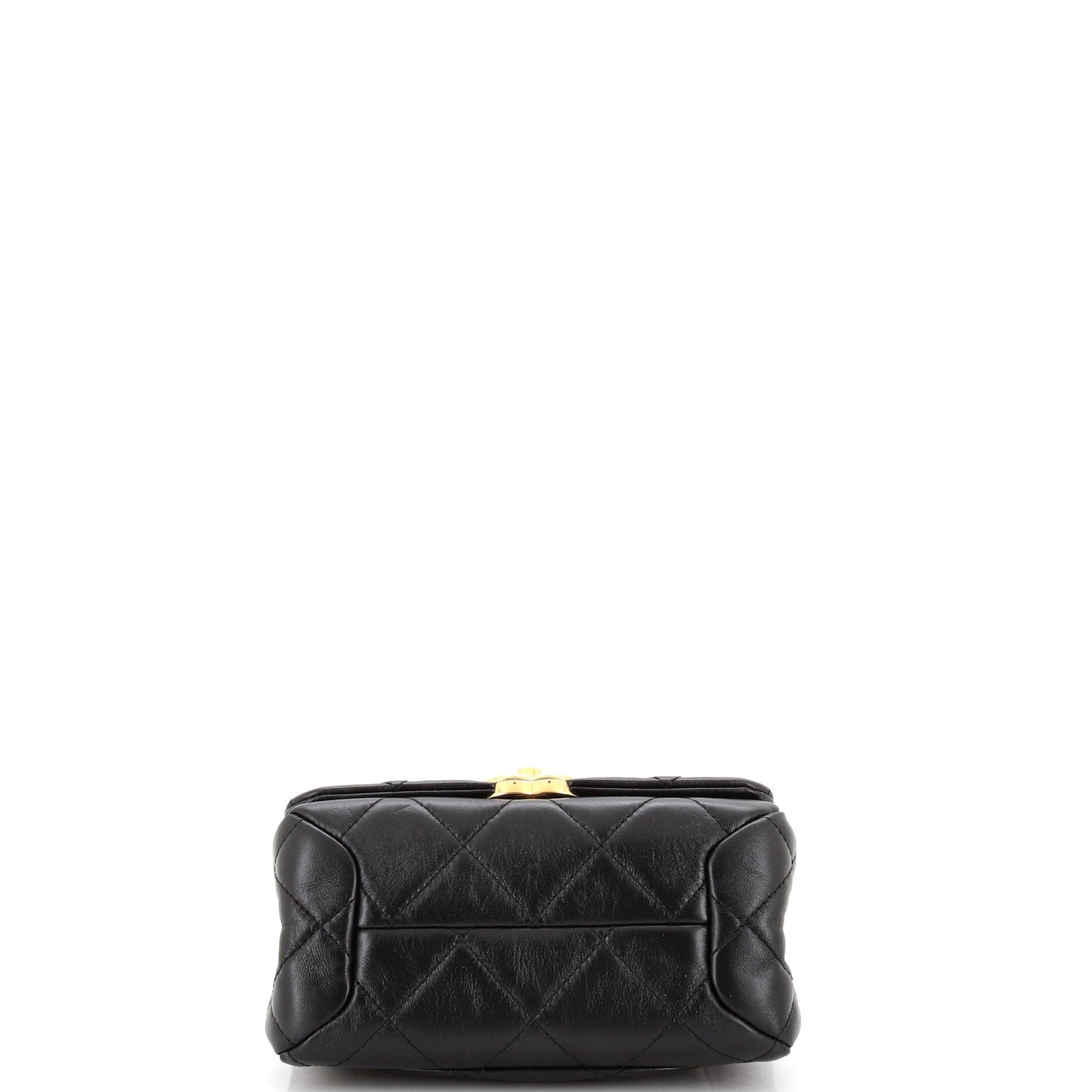 Color Match Flap Bag Quilted Lambskin Mini