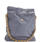 CC Chain Drawstring Shopping Bag Quilted Lambskin Large