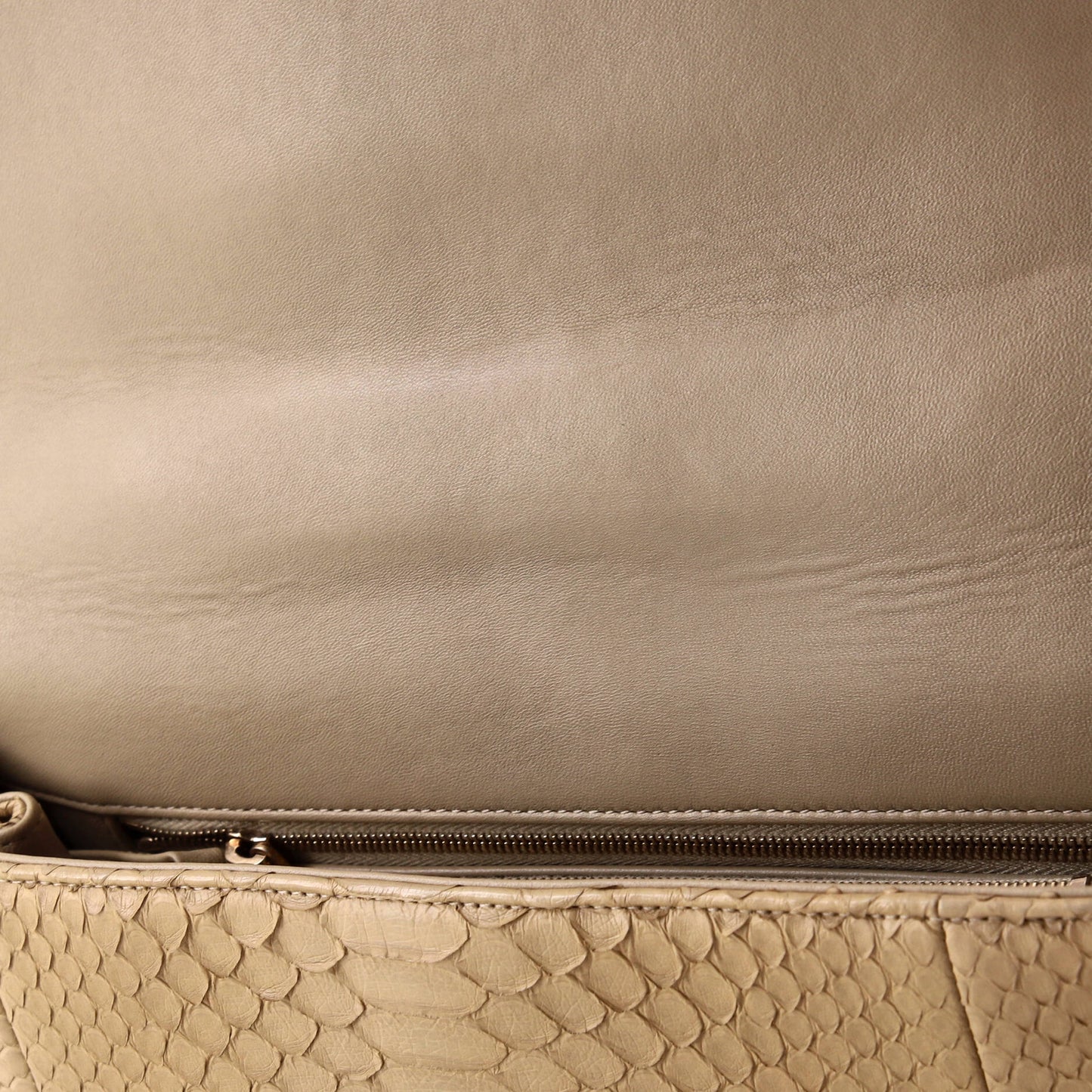 Coco Top Handle Bag Python Medium
