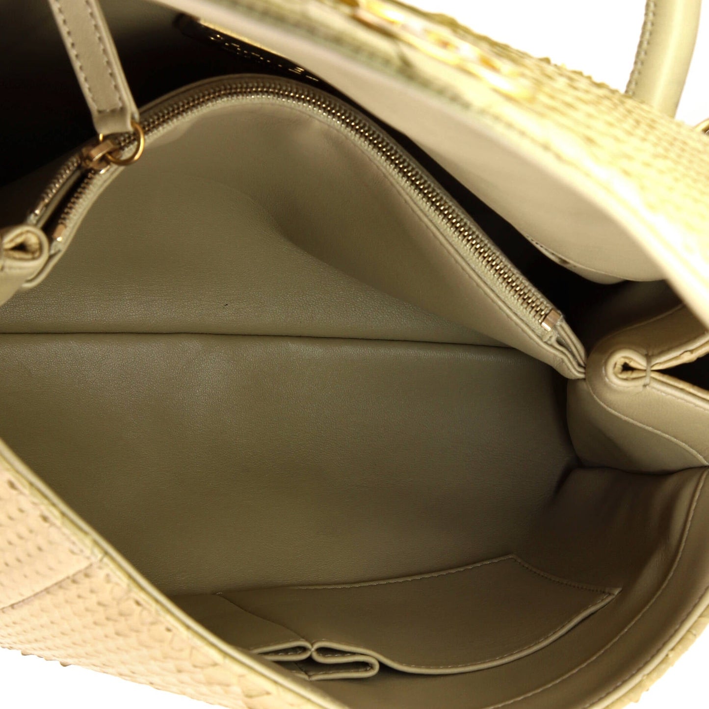 Coco Top Handle Bag Python Medium