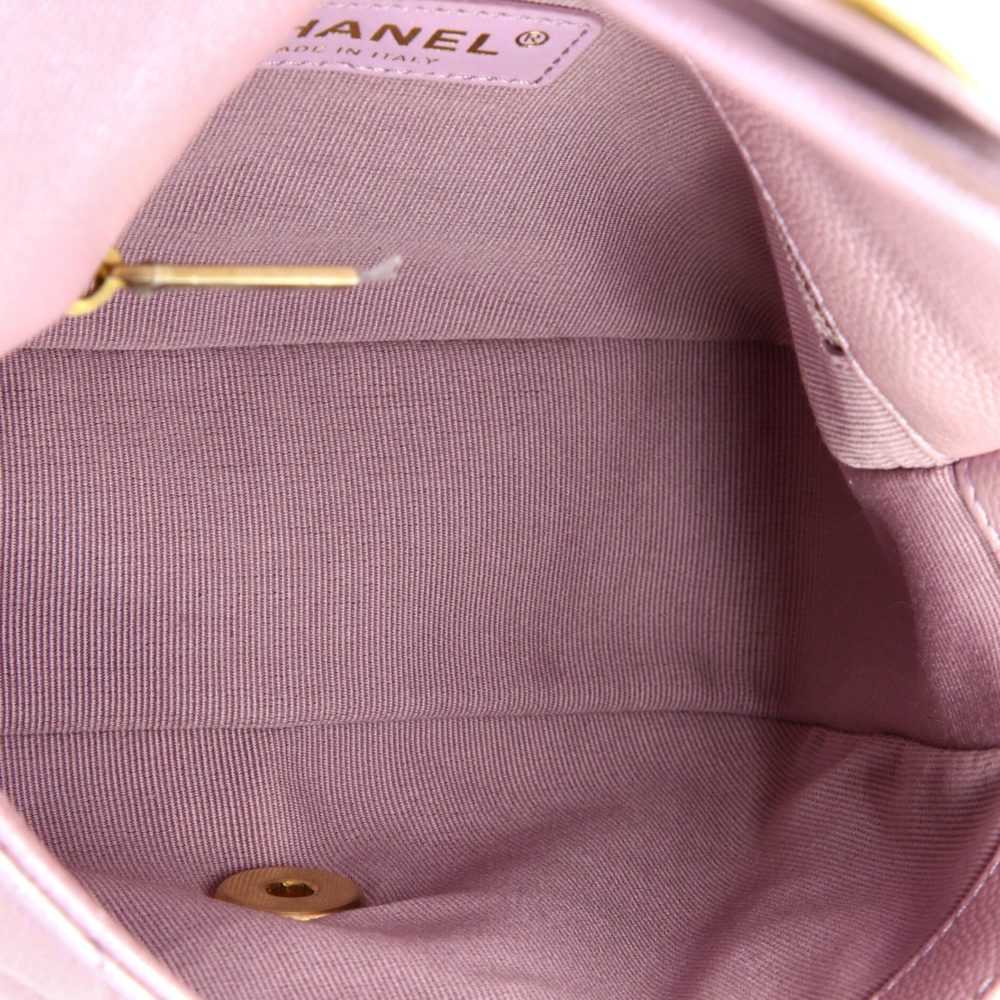 My Perfect Adjustable Chain Flap Bag Quilted Iridescent Caviar Mini